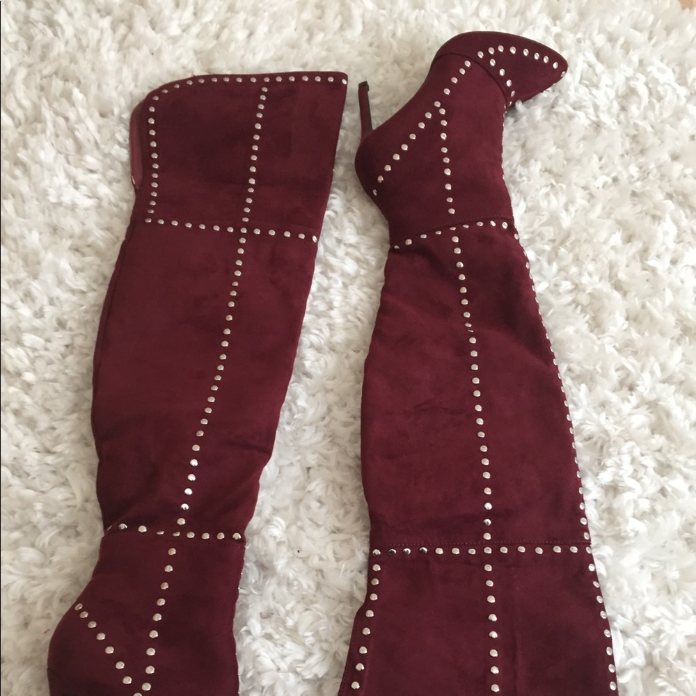 Thigh High Suede Boots